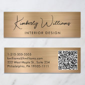Beruflicher QR-Code Mini Visitenkarte
