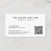 Beruflicher QR Code Mitarbeiter Visitenkarte (Vorderseite)