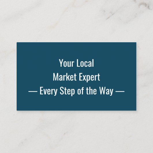 Beruflicher QR-Code Real Anwesen Visitenkarte (Rückseite)