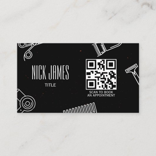 Beruflicher QR-Code-Scan Visitenkarte (Vorderseite)