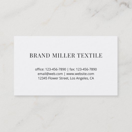 Beruflicher QR-Code Visitenkarte (Rückseite)