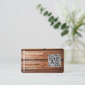 Beruflicher QR-Code Visitenkarte (Stehend Vorderseite)