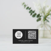Beruflicher QR-Code Visitenkarte (Stehend Vorderseite)