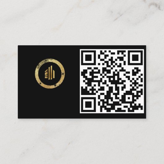 Beruflicher QR-Code Visitenkarte (Rückseite)