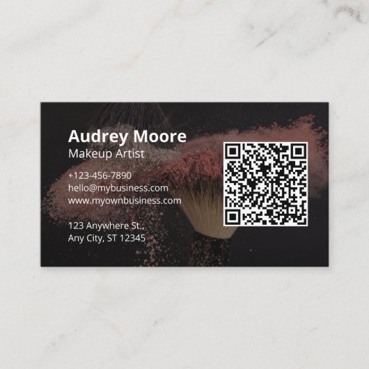 Beruflicher QR-Code Visitenkarte (Vorderseite)