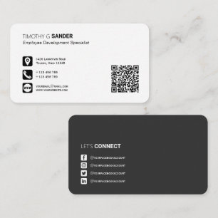 Beruflicher QR-Code Visitenkarte