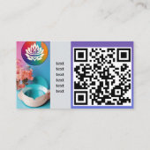 Beruflicher QR-Code Visitenkarte (Rückseite)