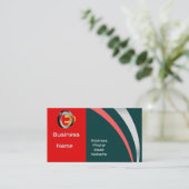 Beruflicher QR-Code Visitenkarte (Stehend Vorderseite)