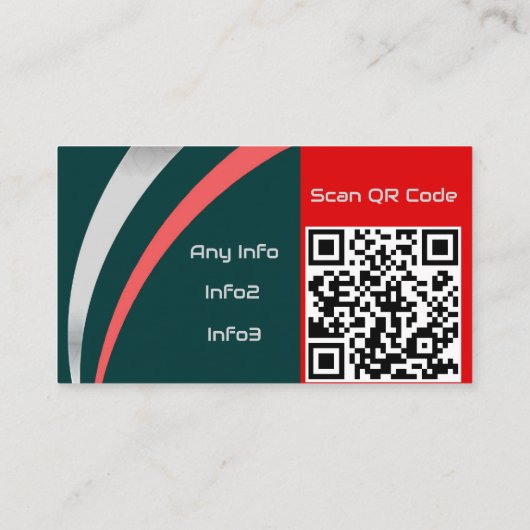 Beruflicher QR-Code Visitenkarte (Rückseite)