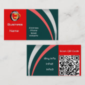 Beruflicher QR-Code Visitenkarte (Vorne/Hinten)