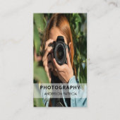 Beruflicher QR-Code Vollständige Foto-Visitenkarte Visitenkarte (Vorderseite)