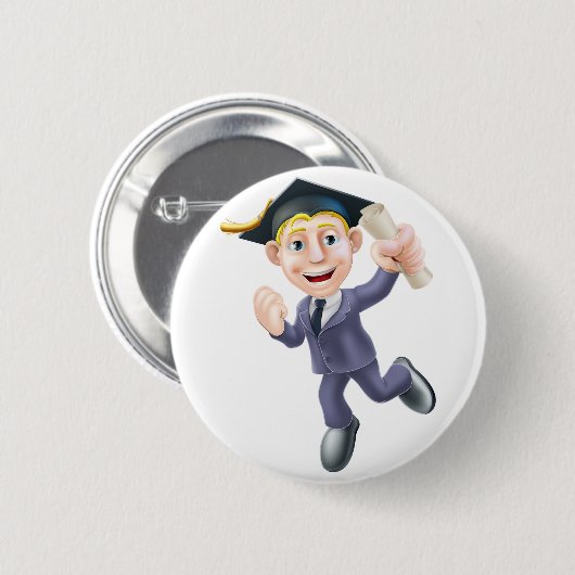 Beruflicher Qualifikationsmann Button (Vorne & Hinten)