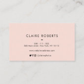 beruflicher Rabatt Visitenkarte (Rückseite)