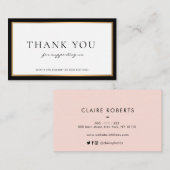 beruflicher Rabatt Visitenkarte (Vorne/Hinten)