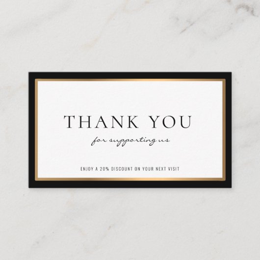 beruflicher Rabatt Visitenkarte (Vorderseite)