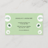 Beruflicher Rasen und Baumpflege Treuekarte (Rückseite)