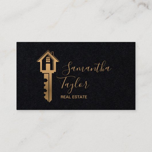 Beruflicher Real Anwesen Fotoschlüsselbus hinzufüg Visitenkarte (Rückseite)