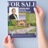 Beruflicher Real Anwesen Realm Flyer zum Verkauf (Hand)