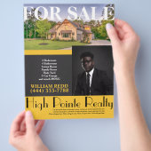 Beruflicher Real Anwesen Realm Flyer zum Verkauf (Hand)