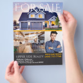 Beruflicher Real Anwesen Realm Flyer zum Verkauf (Hand)