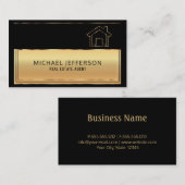 Beruflicher Realtor Visitenkarte (Vorne/Hinten)