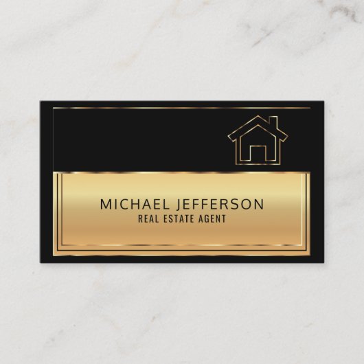 Beruflicher Realtor Visitenkarte (Vorderseite)