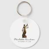 Beruflicher Rechtsanwalt Luxus Schlüsselanhänger (Rückseite)