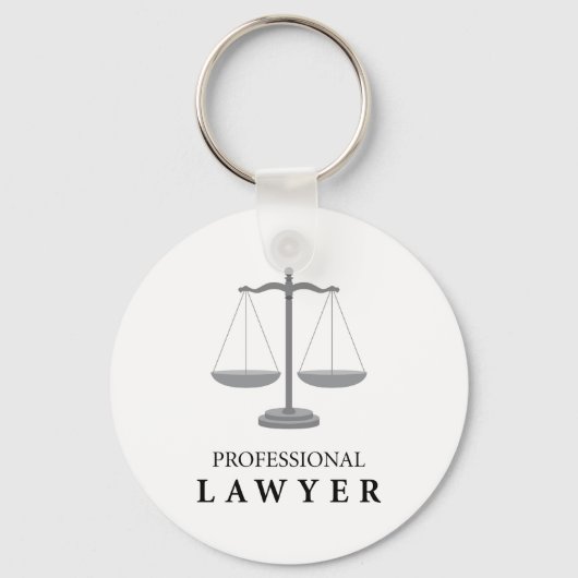 Beruflicher Rechtsanwalt Schlüsselanhänger (Vorderseite)