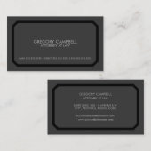 Beruflicher Rechtsanwalt Visitenkarte (Vorne/Hinten)