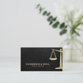 Beruflicher Rechtsanwalt Visitenkarte (Stehend Vorderseite)