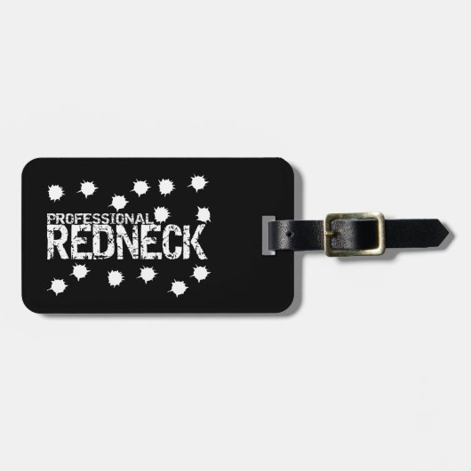 Beruflicher Redneck Gepäckanhänger (Vorderseite horizontal)