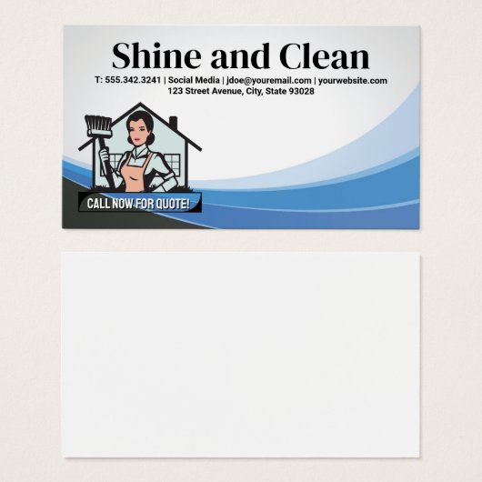 Beruflicher Reiniger mit Broom (Vorne & Hinten)