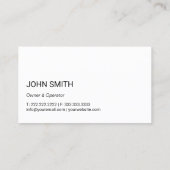 Beruflicher Reinigungsservice Blaue Wassertropfen Visitenkarte (Rückseite)