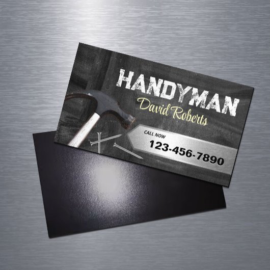 Beruflicher Reparaturservice für Handyman Magnetische Visitenkarte