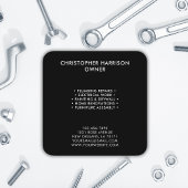 Beruflicher Reparaturservice für Handyman Quadratische Visitenkarte