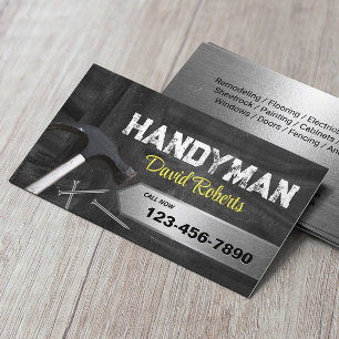 Beruflicher Reparaturservice für Handyman Visitenkarte
