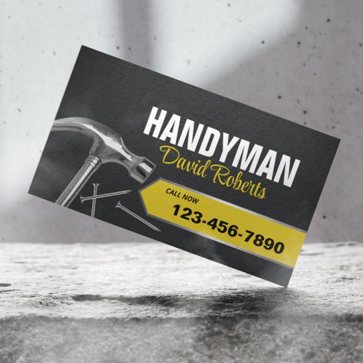 Beruflicher Reparaturservice für Handyman Visitenkarte