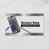 Beruflicher Reparaturservice für Mobiltelefone Visitenkarte (Vorderseite)