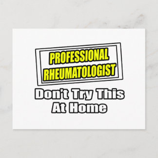 Beruflicher Rheumatologe .. Joke Postkarte