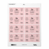 Beruflicher rosa Tropfen Flasche mit Ölserum (Vorne)