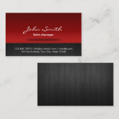 Beruflicher Sales Manager Visitenkarte (Vorne/Hinten)