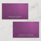 Beruflicher Salon Elegante Farbe Visitenkarte (Vorne/Hinten)