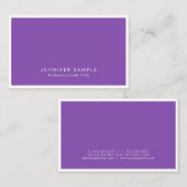 Beruflicher Salon Elegante Modernes Design Visitenkarte (Vorne/Hinten)