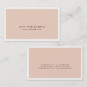 Beruflicher Salon Elegante Modernes Design Visitenkarte (Vorne/Hinten)