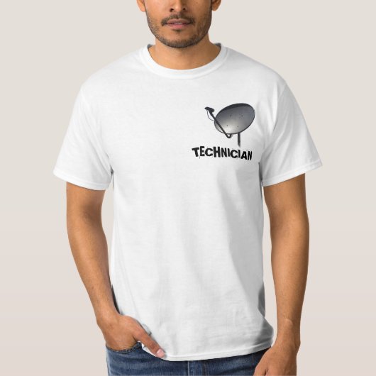 BERUFLICHER SATELLITENteller-TECHNIKER T-Shirt (Vorderseite)