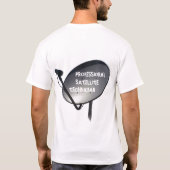 BERUFLICHER SATELLITENteller-TECHNIKER T-Shirt (Rückseite)