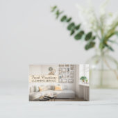 Beruflicher, sauberer Innenbereich Visitenkarte (Stehend Vorderseite)