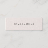 Beruflicher sauberer mini visitenkarte (Vorderseite)