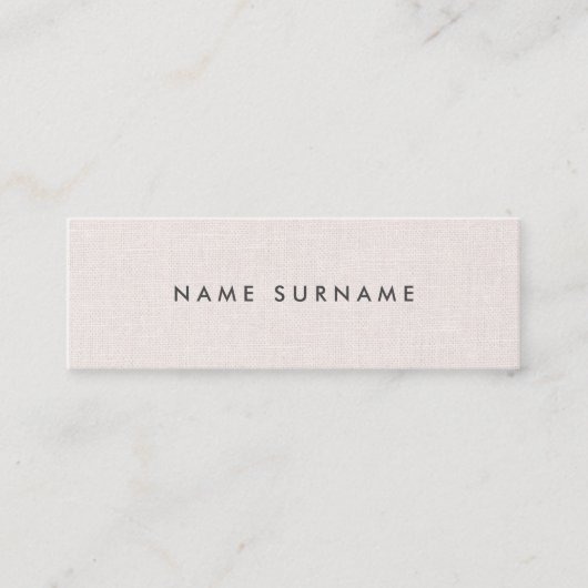 Beruflicher sauberer mini visitenkarte (Vorderseite)