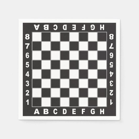 beruflicher Schachtisch Serviette (Vorderseite)